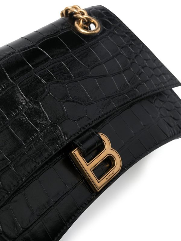 Balenciaga Crush small leather shoulder bag - Image 5