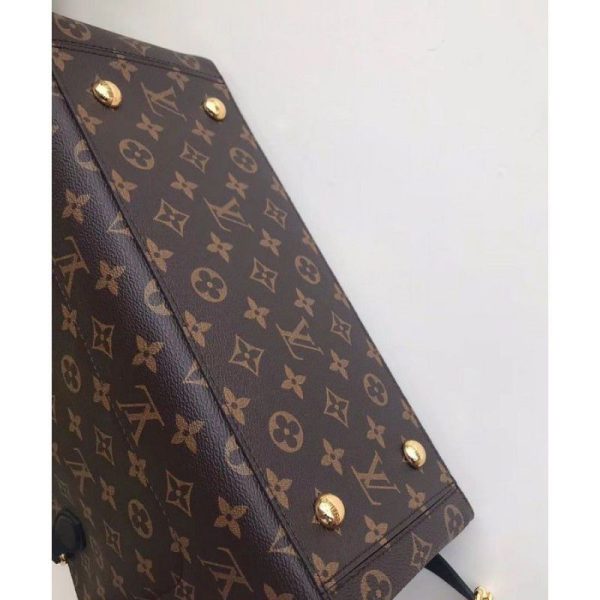Flower Tote Monogram Canvas M43550 Black - Image 4