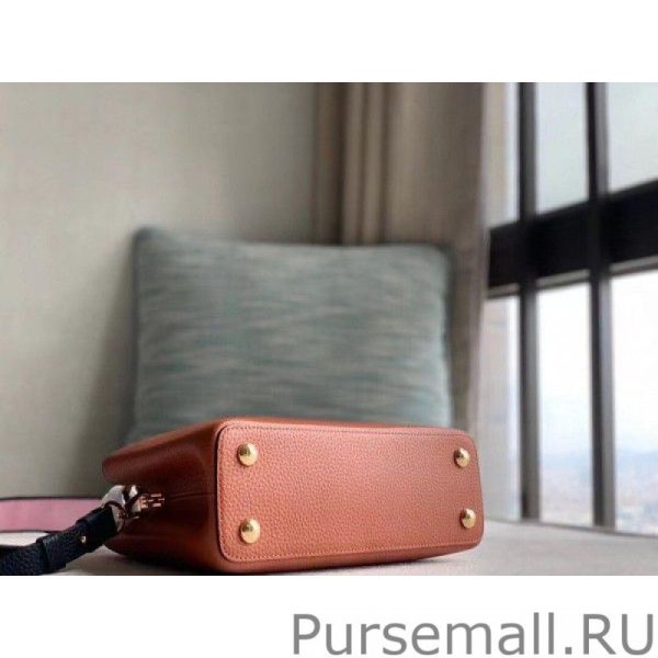 Capucines BB Bag In Brown Leather M59266 - Image 4