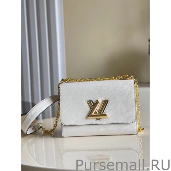 Twist MM Bag In White Epi Leather M55513 - Image 4