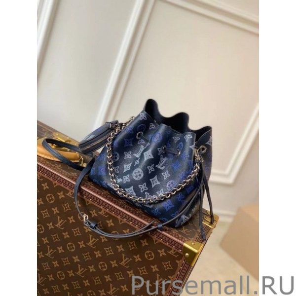 Bella Bag In Blue Mahina Leather M59552 - Image 4