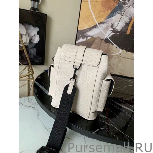 Christopher XS Bag In White Leather M58493 - Image 4