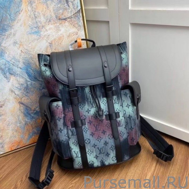 Christopher PM Backpack Monogram Camouflage M56411 - Image 4