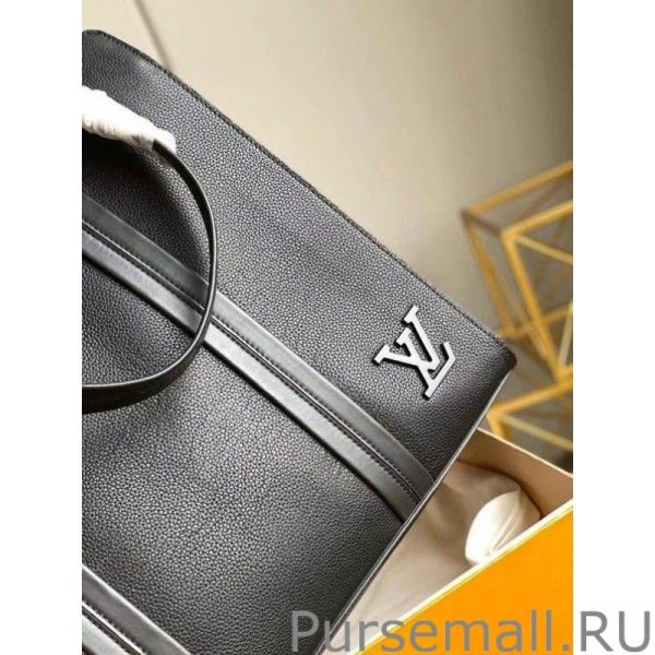 All Black Aerogram Tote Bag M57308 - Image 4