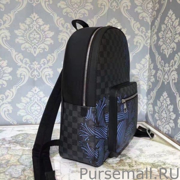 Josh Backpack Damier Graphite Rope N41712 - Image 4