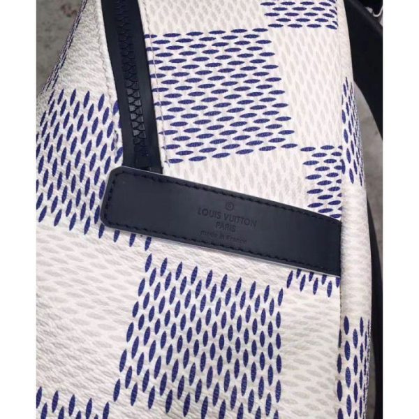 Apollo Backpack Damier Azur N44017 White - Image 4