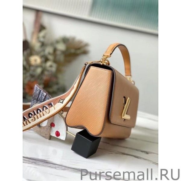 Twist MM Bag with Jacquard Strap M57506 - Image 4