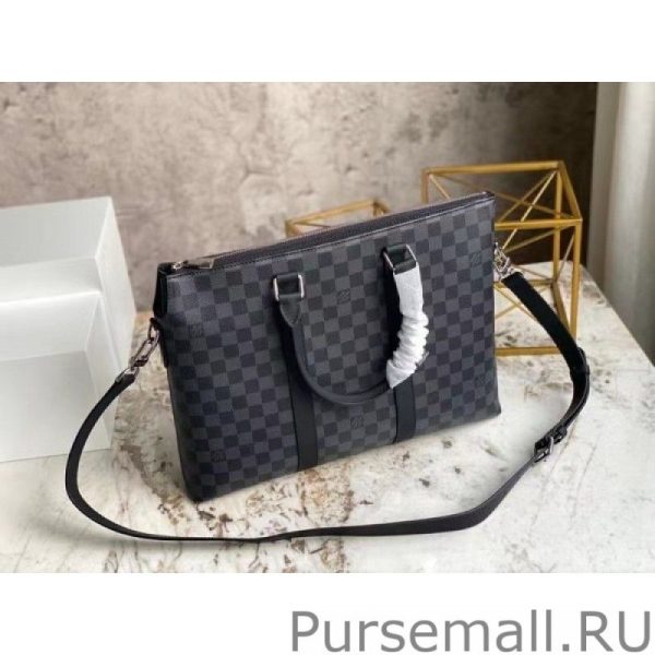 Anton Briefcase Damier Graphite N40024 - Image 4