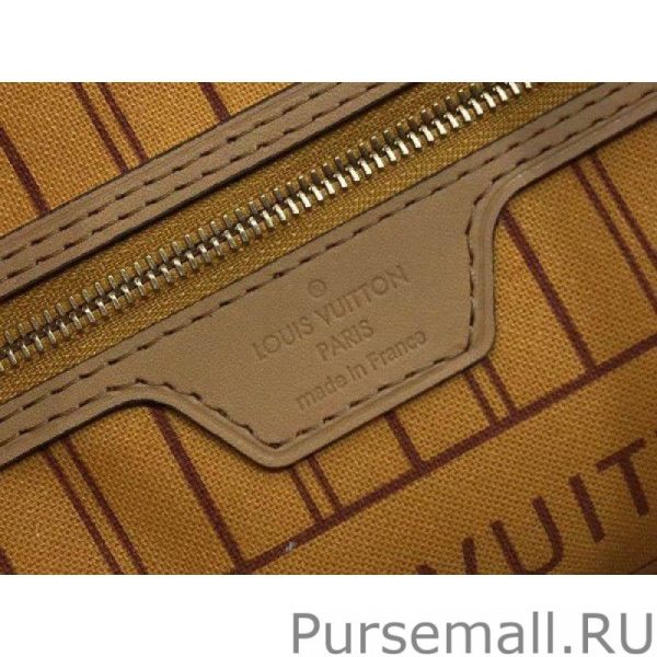 Damier Azur Neverfull MM Bag With Braided Strap N50047 - Image 4
