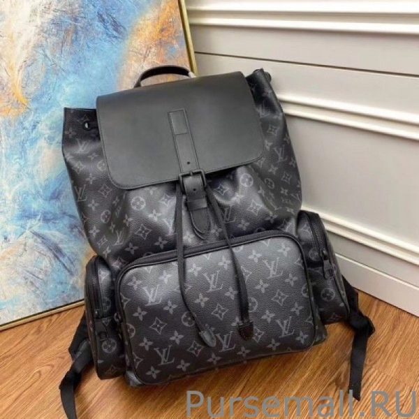 Backpack Trio Monogram Eclipse M45538 - Image 4