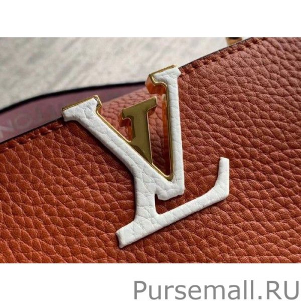 Capucines BB Bag In Brown Leather M59266 - Image 5
