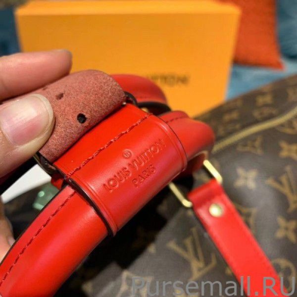 Keepall Bandouliere 50 Monogram Red M44740 - Image 4