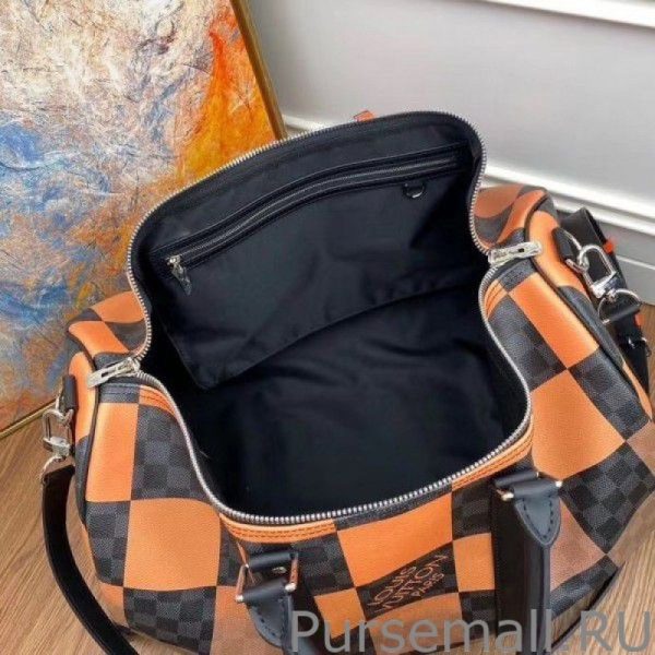 Keepall Bandouliere 50 Damier Graphite Giant N40420 - Image 5