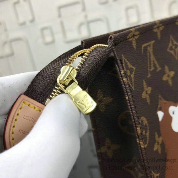 Dog Print Pochette Voyage MM M61692 - Image 5