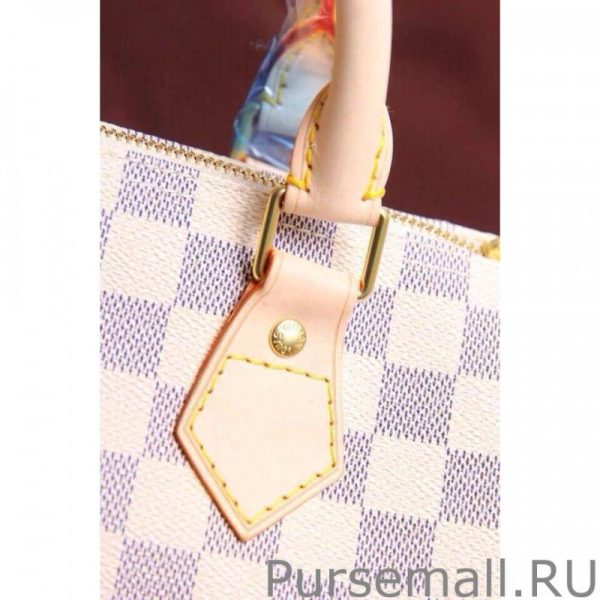 Speedy 25 Damier Azur Canvas N41534 - Image 5