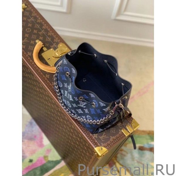 Bella Bag In Blue Mahina Leather M59552 - Image 5