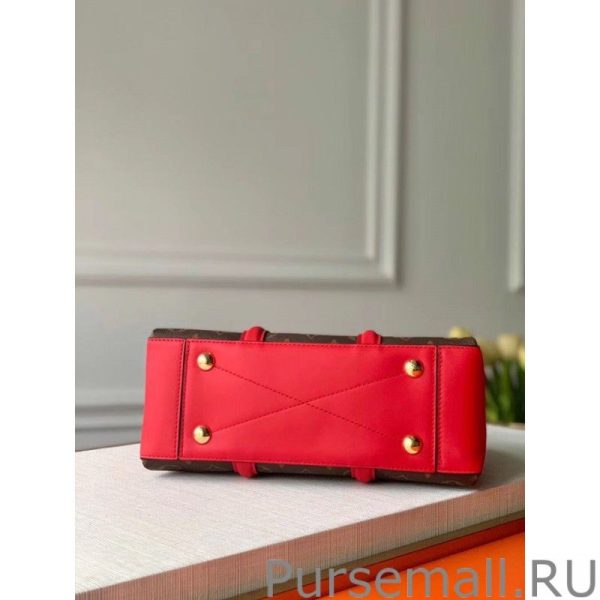Soufflot BB Monogram Canvas M44818 Red - Image 5