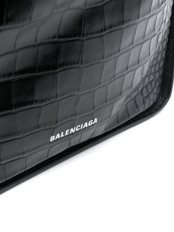 Balenciaga XX Flap crocodile embossed leather shoulder bag - Image 5