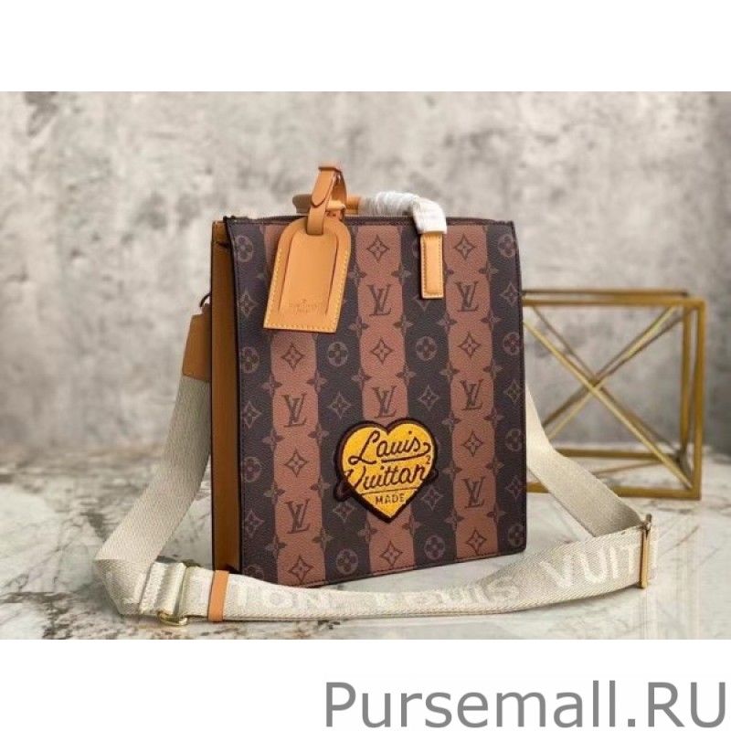 Sac Plat Cross Bag In Monogram Stripes M45969 - Image 5