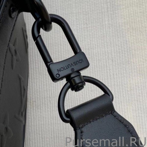City Keepall Bag In Monogram Seal Leather M57955 - Image 5