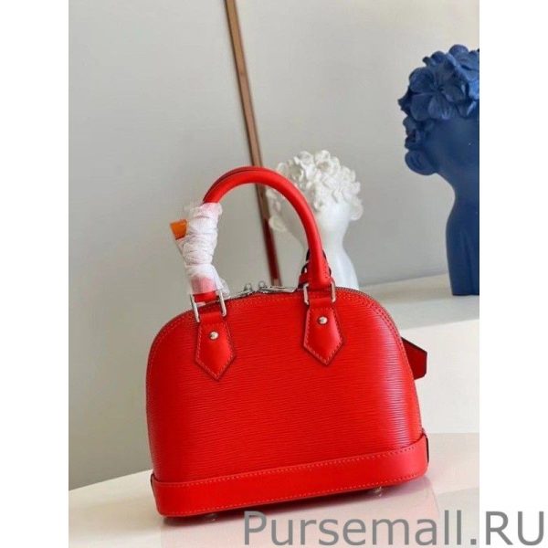Epi Alma BB Bag With Jacquard Strap M57429 - Image 5