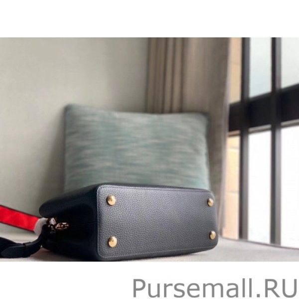 Capucines MM Bag In Black Leather M59020 - Image 5