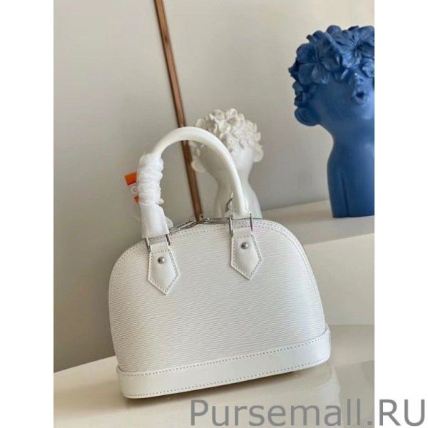 Epi Alma BB Bag With Jacquard Strap M58706 - Image 5