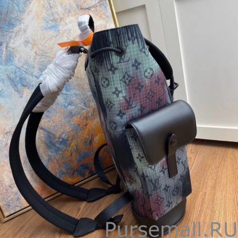 Christopher PM Backpack Monogram Camouflage M56411 - Image 5