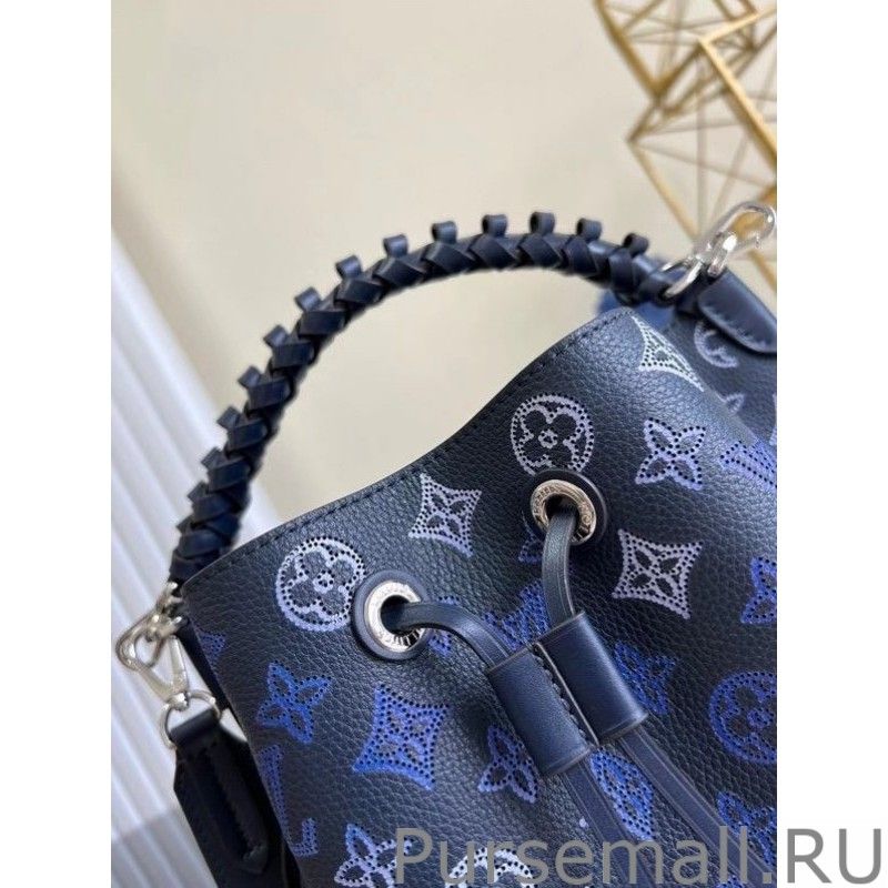 Muria Bag In Blue Mahina Leather M59554 - Image 5