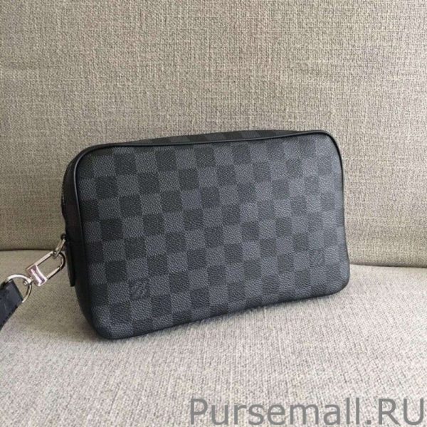 Kasai Clutch Damier Graphite N41664 - Image 5