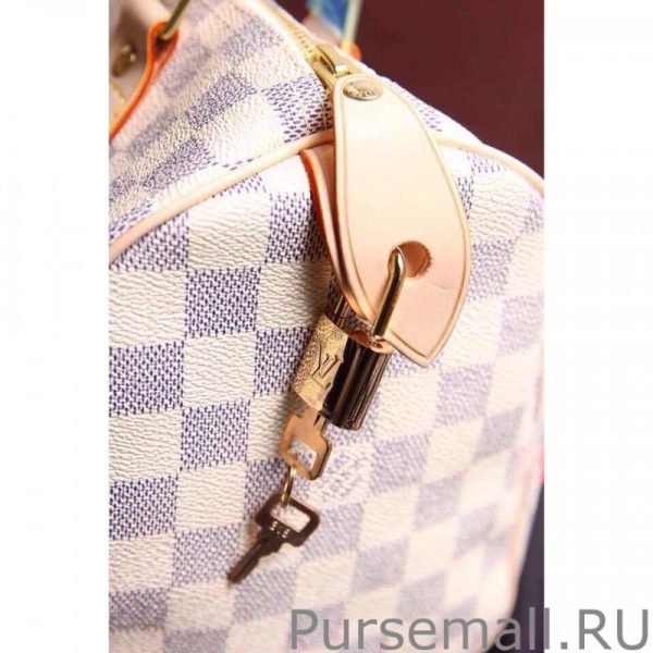 Speedy 25 Damier Azur Canvas N41534 - Image 6