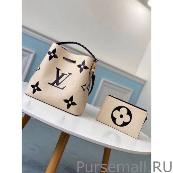 LV Crafty NeoNoe MM Cremel Bag M56889 - Image 6