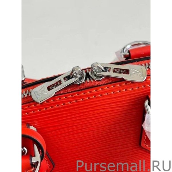 Epi Alma BB Bag With Jacquard Strap M57429 - Image 6