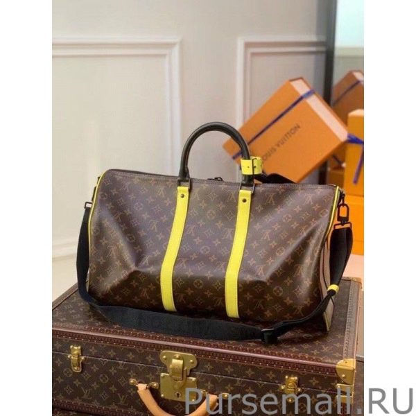 Keepall Bandouliere 50 Bag Monogram Yellow M45866 - Image 6