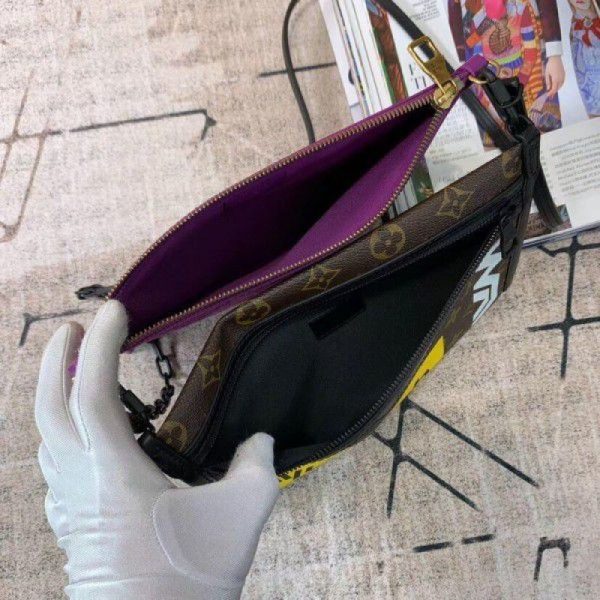 Double Flat Messenger Bag Monogram M44641 - Image 6