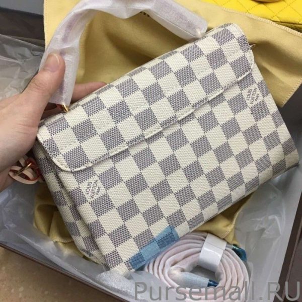Croisette Bag Damier Azur Canvas N41581 - Image 6