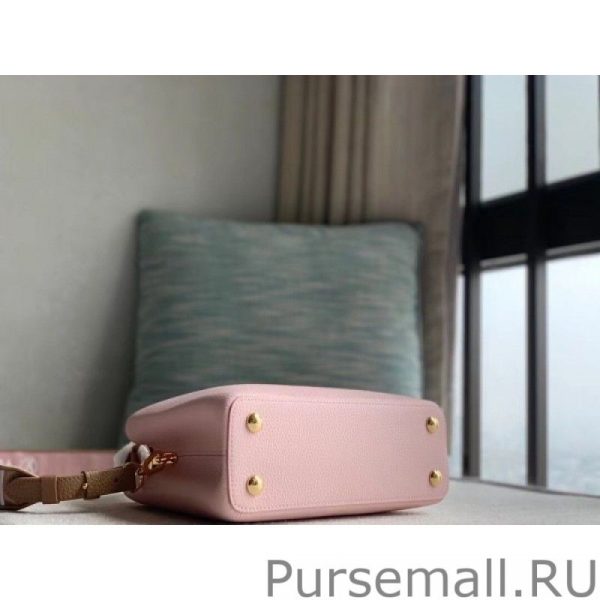 Capucines BB Bag In Pink Leather M59061 - Image 6