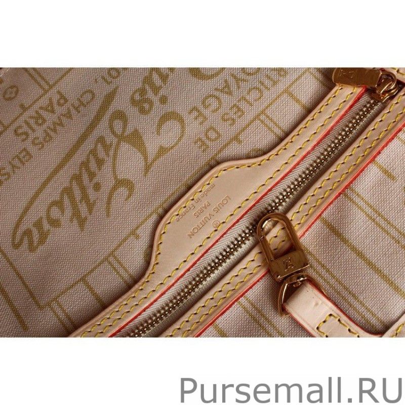 Neverfull PM Damier Azur Canvas N51110 - Image 6