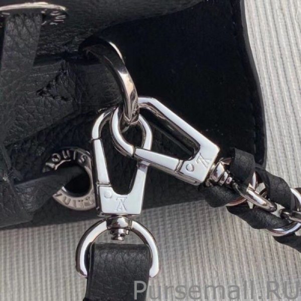 Bella Bag In Black Mahina Leather M57070 - Image 6