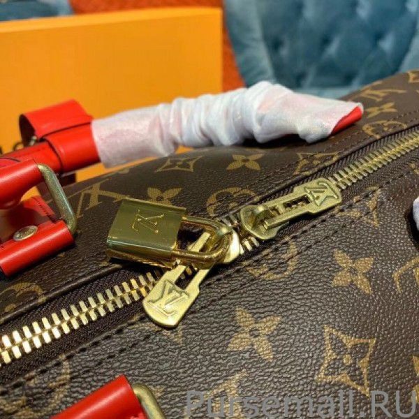 Keepall Bandouliere 50 Monogram Red M44740 - Image 6