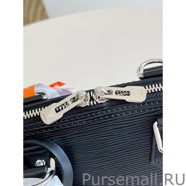 Epi Alma BB Bag With Jacquard Strap M59217 - Image 6