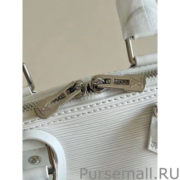 Epi Alma BB Bag With Jacquard Strap M58706 - Image 6
