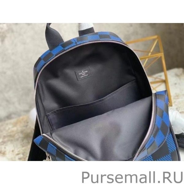Campus Backpack Damier Infini 3D Leather N50021 - Image 6