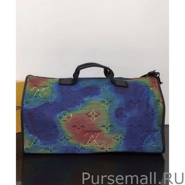Reversible Keepall Bandouliere 50 M44939 Gray - Image 6