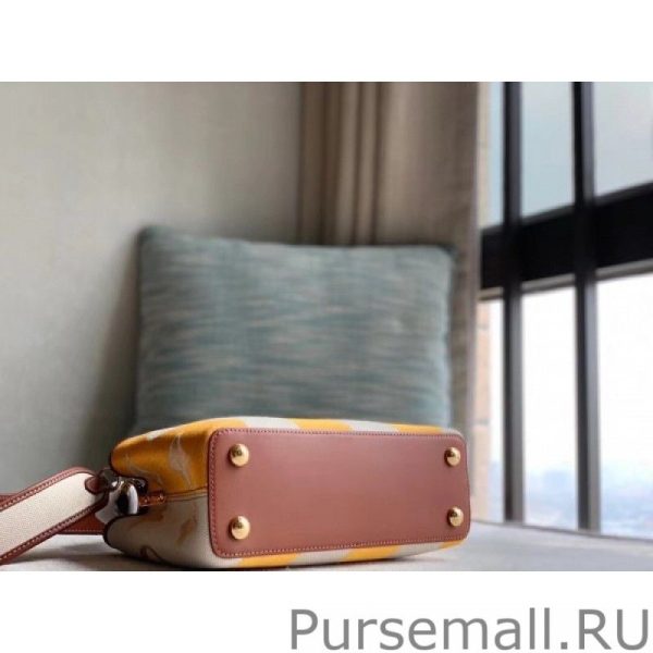 Capucines BB Bag In Striped Canvas M57651 - Image 6