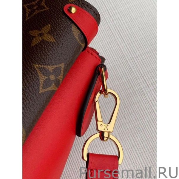 Soufflot BB Monogram Canvas M44818 Red - Image 6
