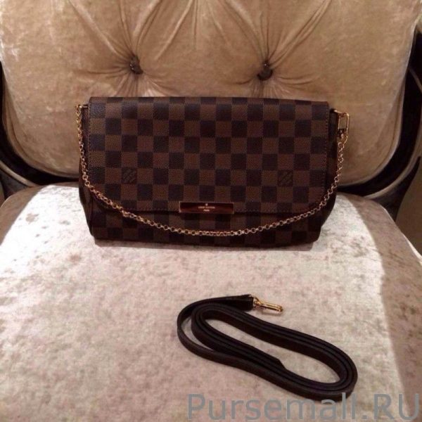 Favorite MM Damier Ebene Canvas N41129 of Siena PM Damier Ebene Canvas N41545 - Image 6