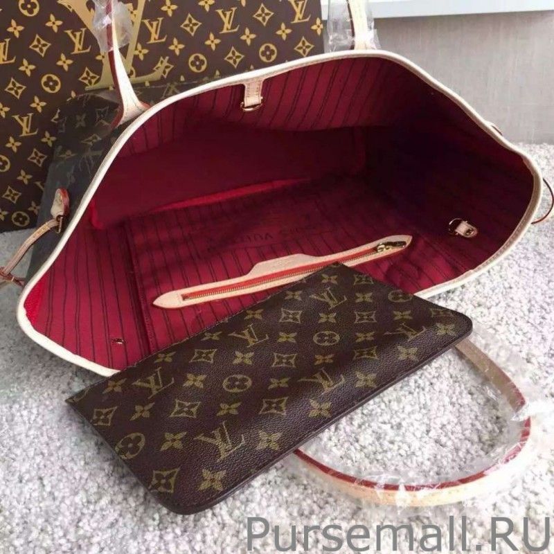 Neverfull GM Monogram Canvas M40991 Fuchsia - Image 6