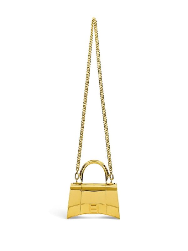 Balenciaga mini Hourglass Metal tote bag - Image 7