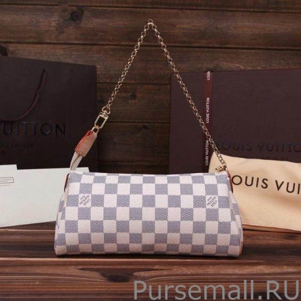 Eva Clutch Damier Azur Canvas N55214 - Image 7